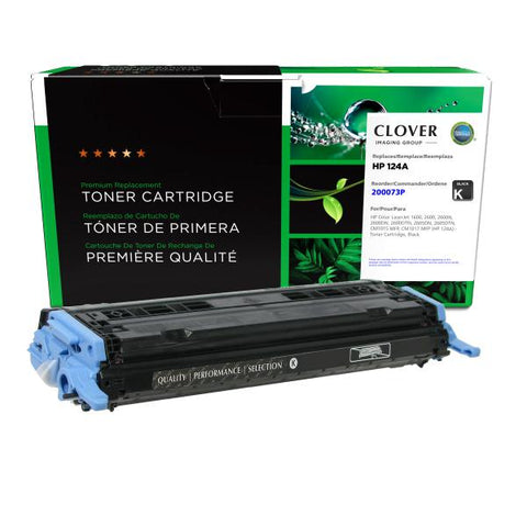 Clover Technologies Group, LLC Remanufactured Black Toner Cartridge (Alternative for HP Q6000A 124A) (2500 Yield)