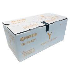 Kyocera Kyocera 1T02R7AUS0 TK-5242Y OEM Toner Cartridge, 3K pages, Yellow