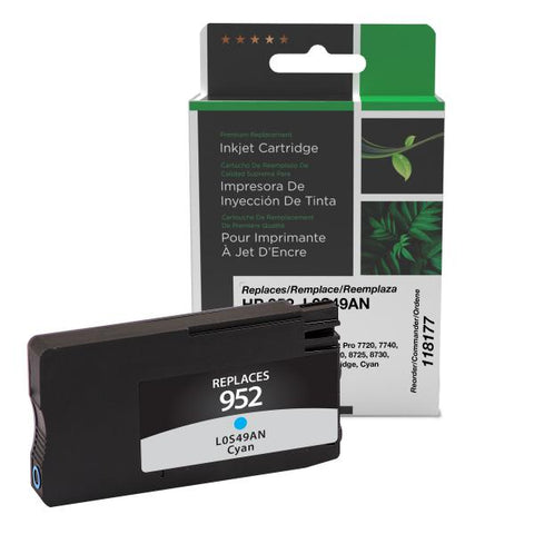 Clover Technologies Group, LLC Remanufactured Cyan Ink Cartridge for HP L0S49AN (HP 952)