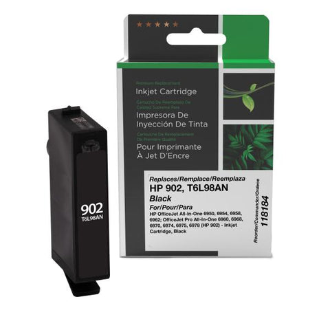 Clover Technologies Group, LLC Remanufactured Black Ink Cartridge for HP T6L98AN (HP 902)