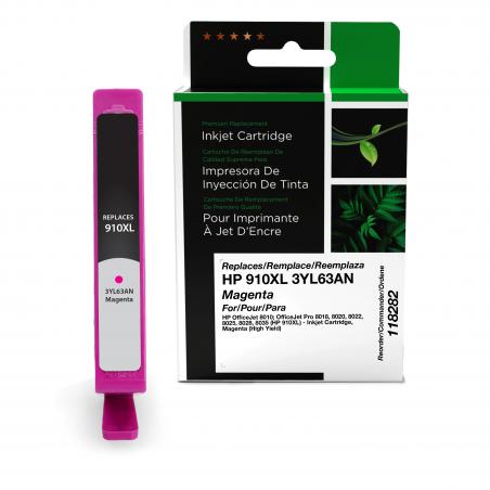 Clover Technologies Group, LLC High Yield Magenta Ink Cartridge for HP 910XL (3YL63AN)